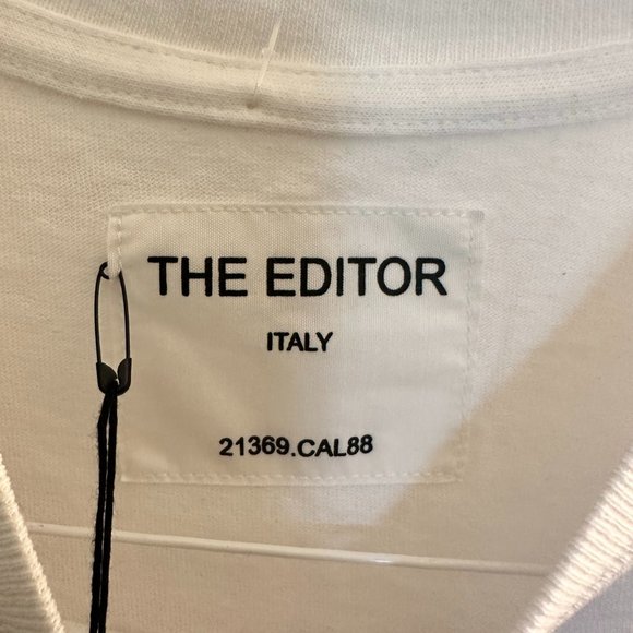 The Editor T-shirt Small, Italian Fashion brand NWT - Picture 2 of 7